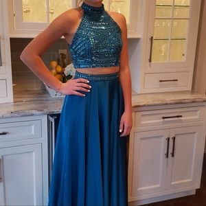 Sherri Hill two piece gown